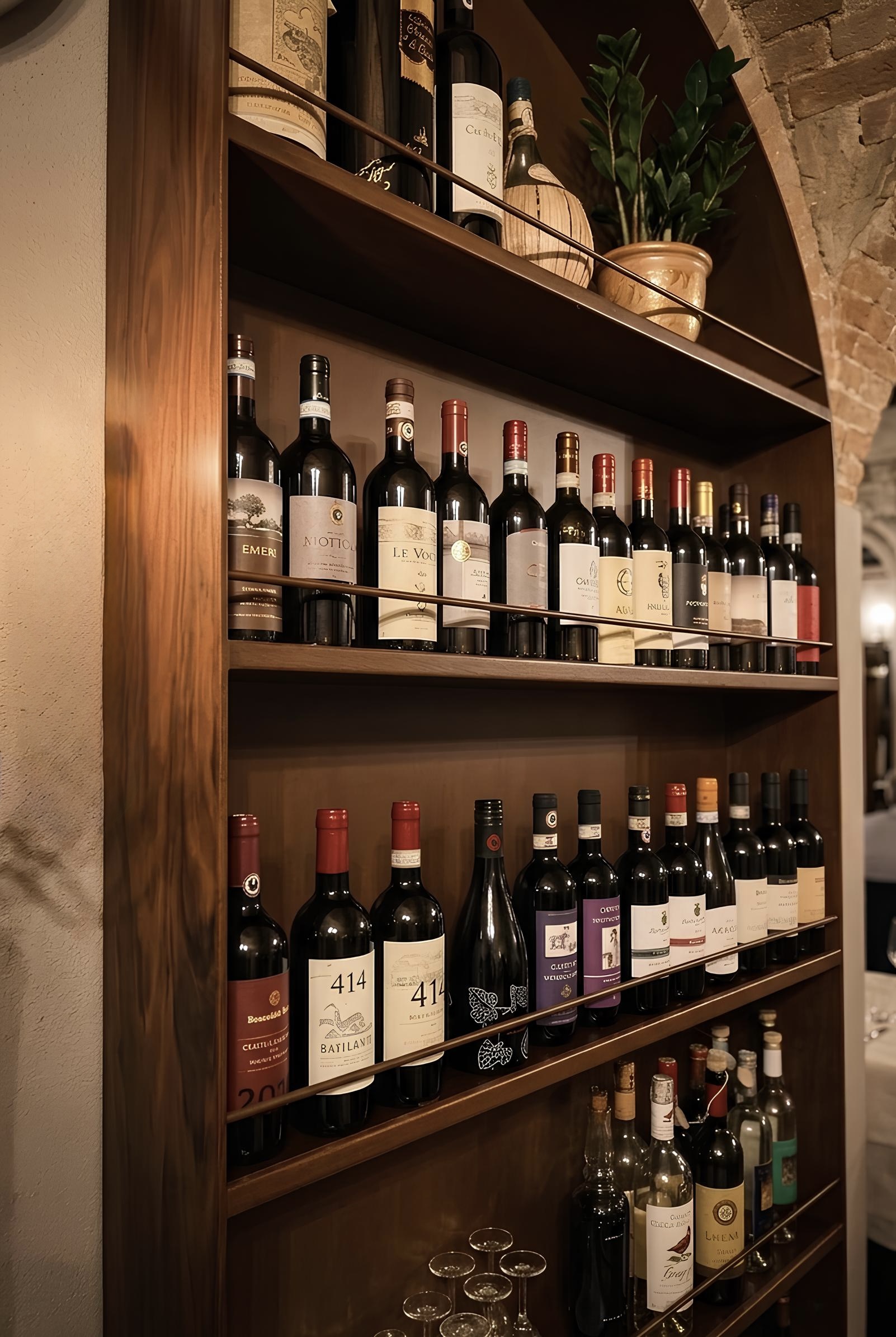 Selezione di vini toscani Chianti Classico Brunello trattoria Poggibonsi